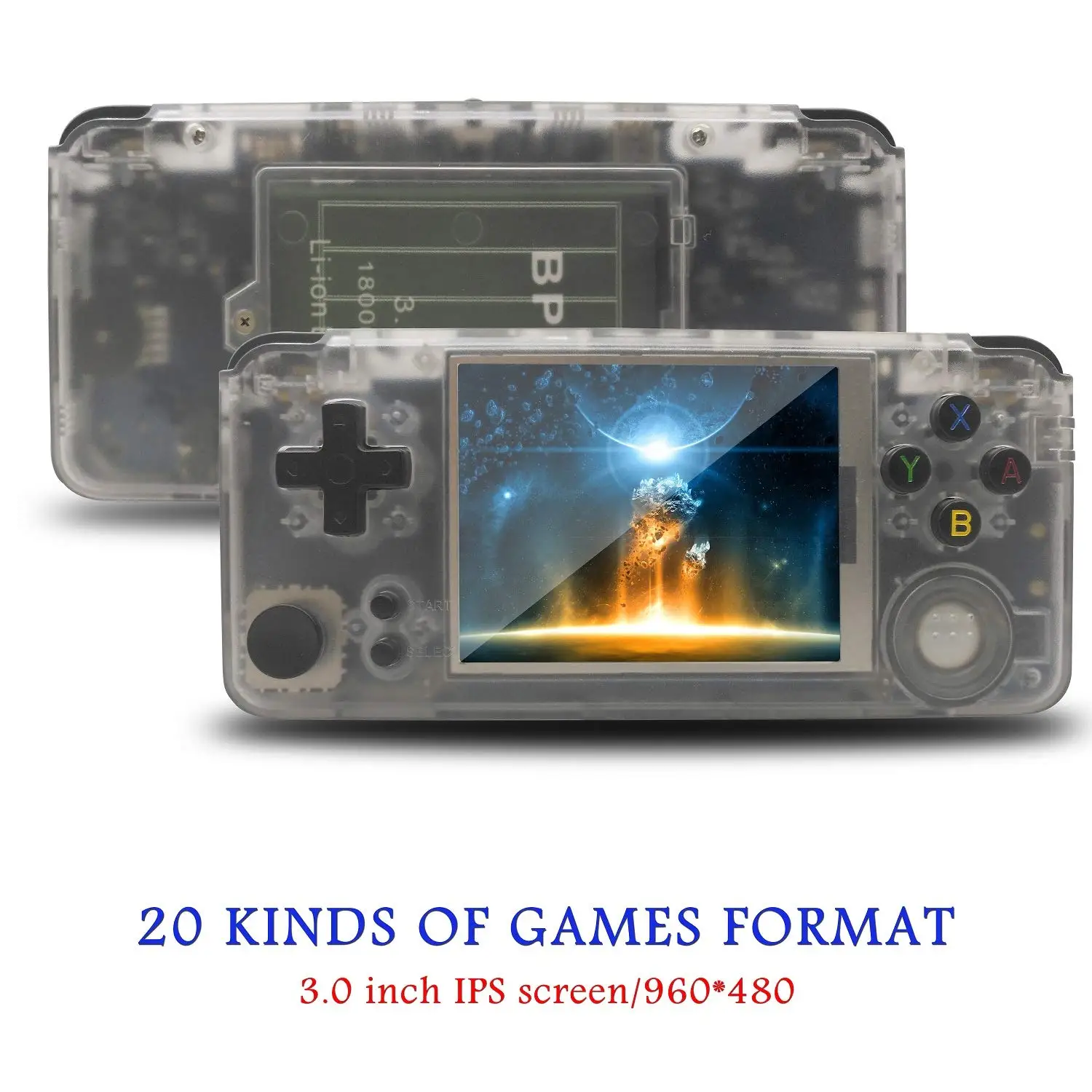 HD 3.0 inch IPS screen 3000 games portable emulator console arcade fighting game machine