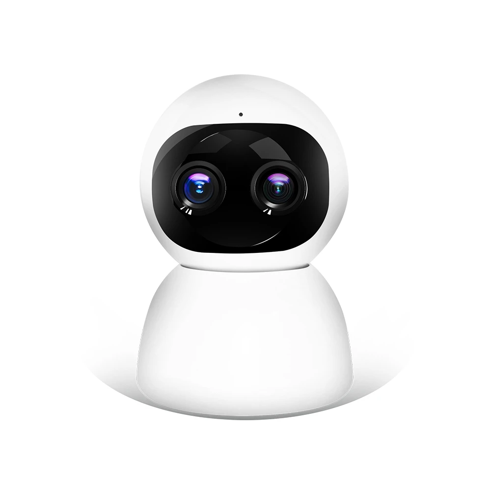 1080P/ 2.0MP wi-fi домашняя камера Wi-Fi двойной объектив камеры видеонаблюдения 10x Гибридный оптический зум Мини PTZ