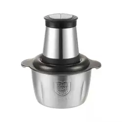 2022 new custom household mixer stainless steel kitchen food processor 2L meat grinder