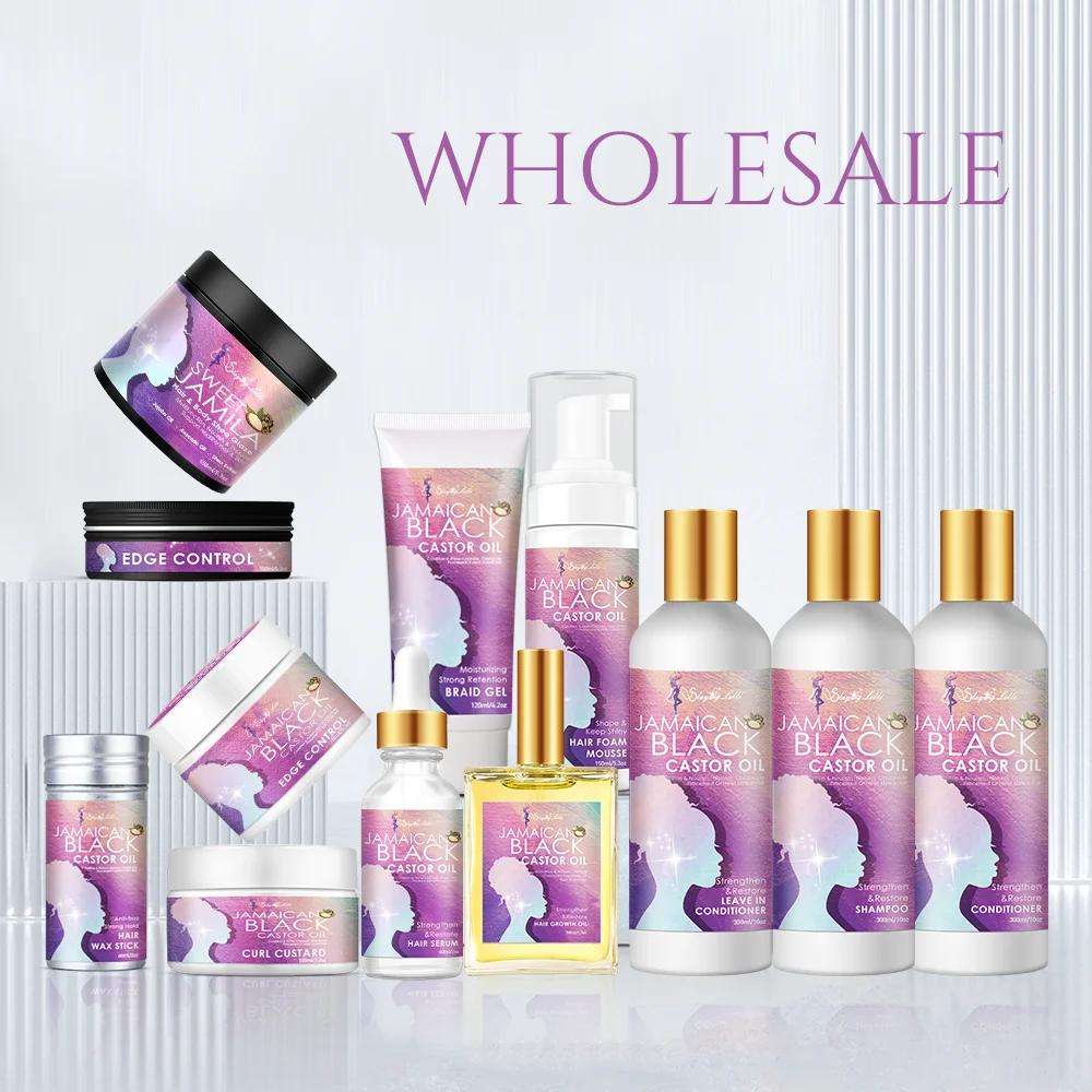 No Paraben Coils Shea Butter Hair Shampoo Set Natural Hair Care Products Hair Weave Shampoo No Brand