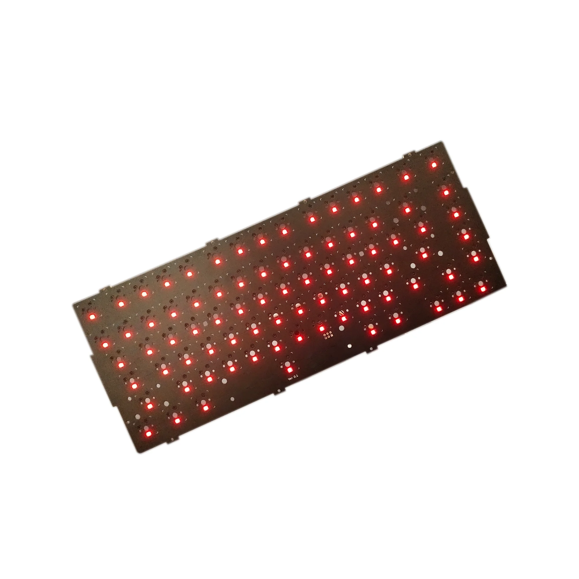 Design Your Own Hotswap Hotswappable Type C Fr4 Wireless DIY 60 Percent RGBW Qmk Via RGB ISO ANSI TKL 80% Gaming Keyboard PCB