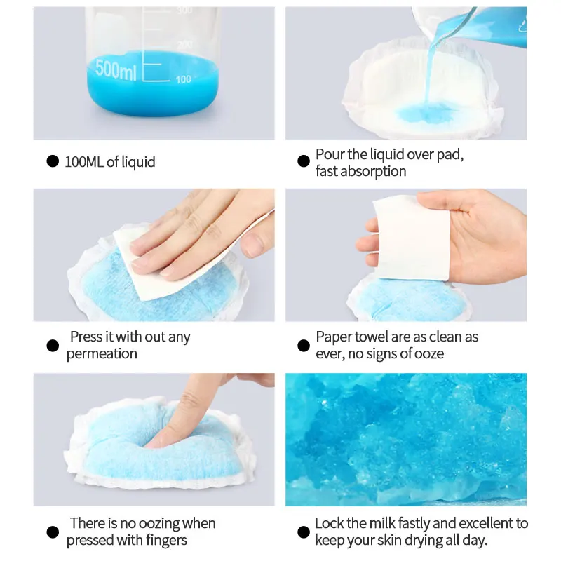 factory custom Ultra-thin Disposable Nursing Pads Breast Pads for Breastfeeding Mom Day and Night Leak Protection