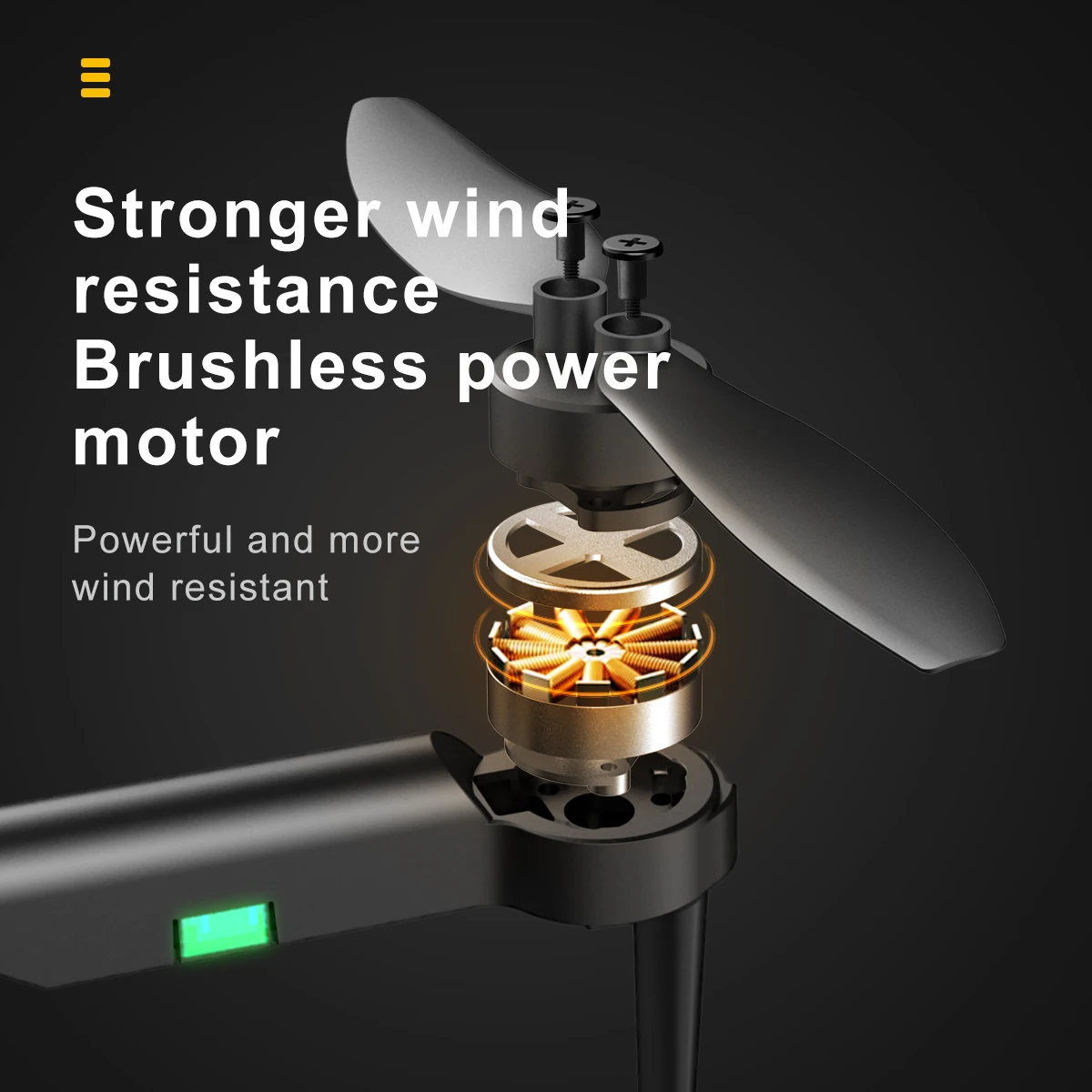 6-axis Drone Optical Flow RC Drone with 4K Camera Brushless Electric Machine Foldable WIFi Drone