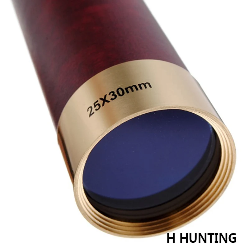 Охотничья оптика 25x30 HD монокулярный телескоп морская латунь Spyglass Морской Открытый