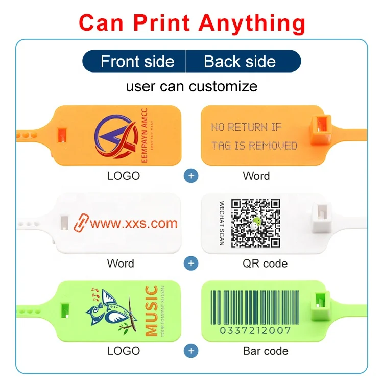 100 подвесная бирка с персонализированным логотипом, одноразовая пластиковая бирка с принтом для одежды, обуви, товары с размером бренда, бирки 300 мм/11,8 дюйма