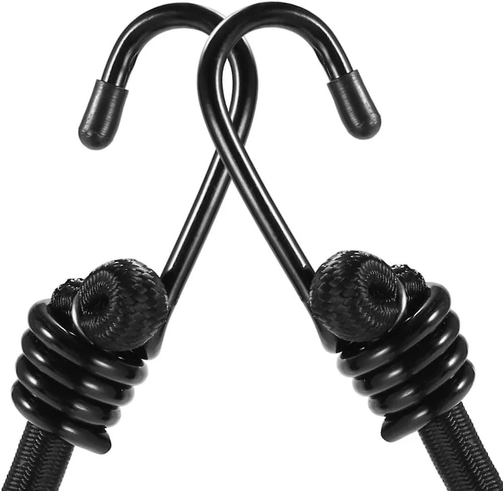 QD Bungee Cord Adjustable Hook Ends Durable Adjustable Swimming Bungee Cords Swimming Heavy Duty Bungee Cords With Hooks 24In