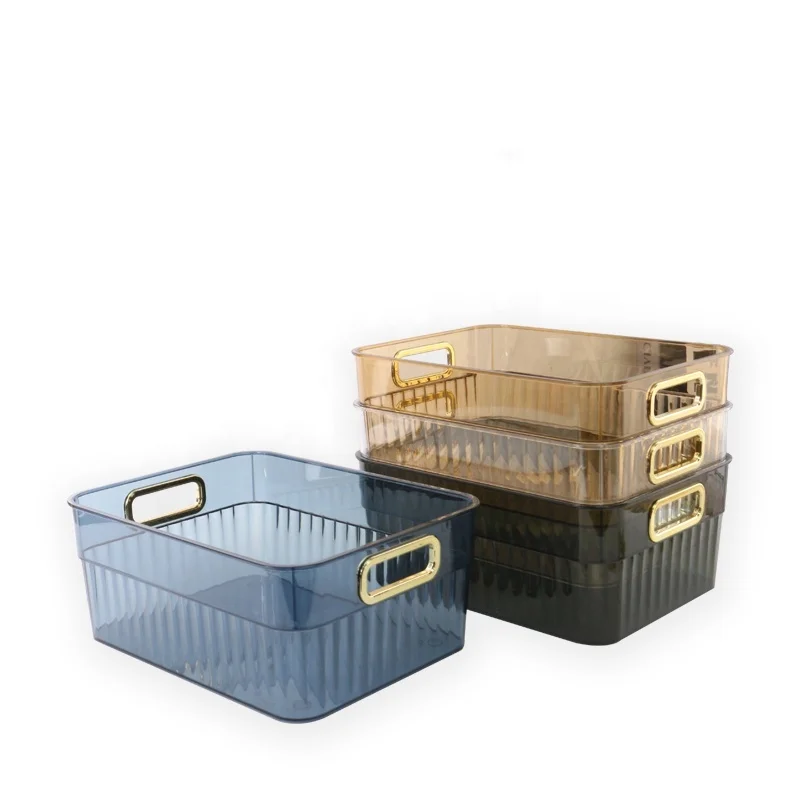 Wholesale transparent rectangular with handle multicolor hotel plastic pp ice buckets club for parties