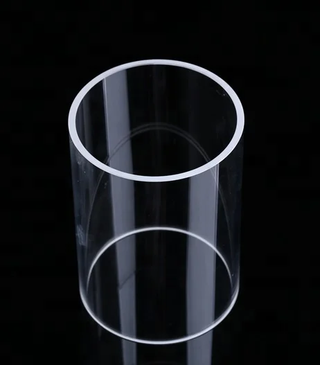 Полированная обработка поверхности, прозрачная кварцевая трубка большого диаметра