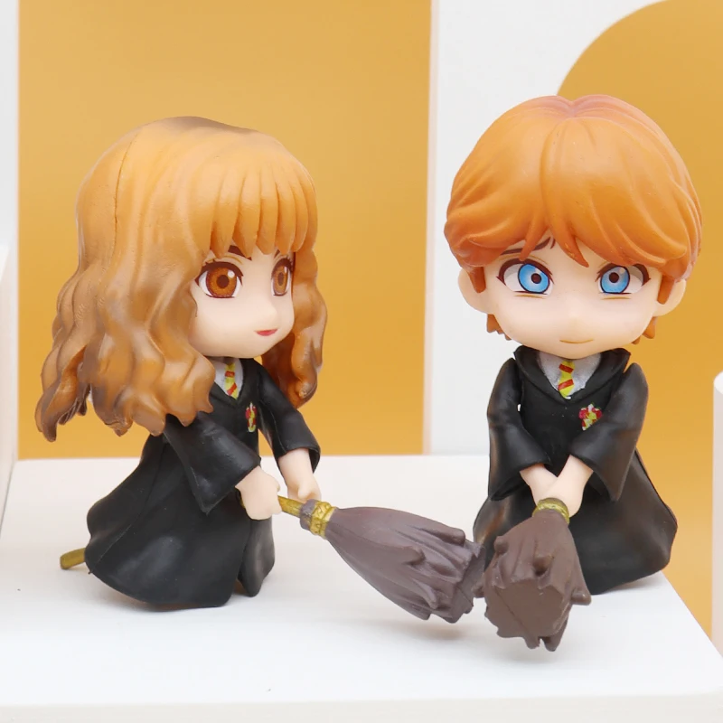 New Style Hot Selling Magic Academy figurine anime 6 Piece action figure set Kid Gift Desktop Ornament