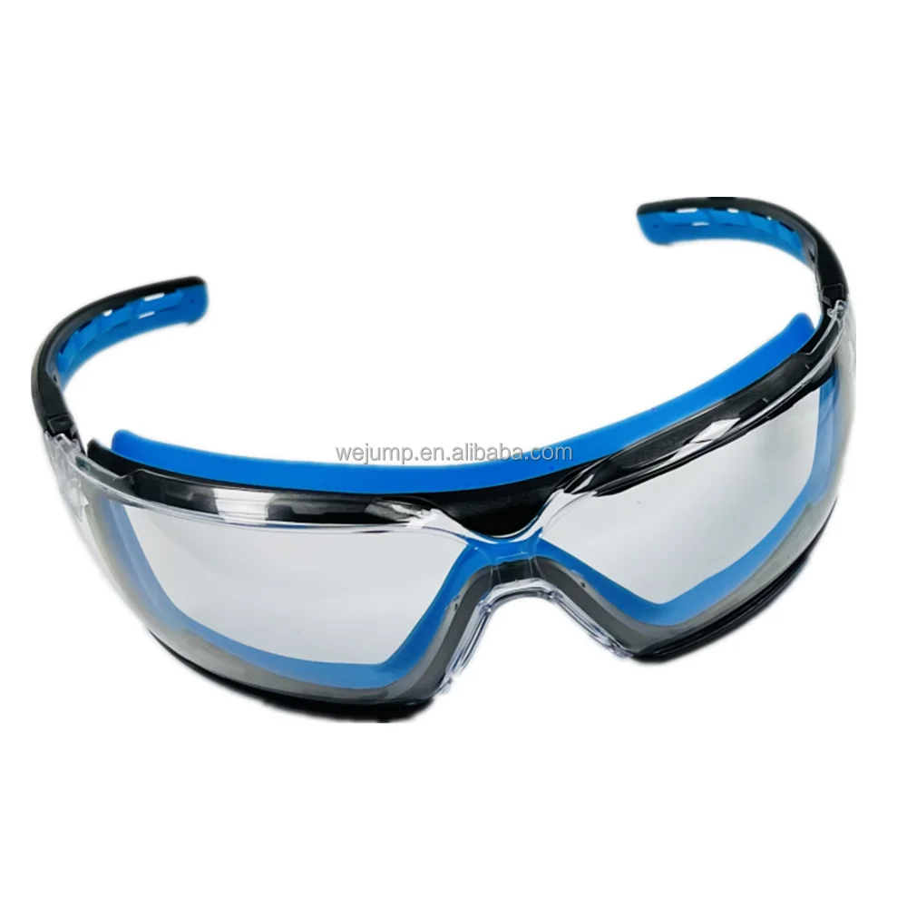 WEJUMP Multi- Purpose Anti UV400 Stylish Safety Glasses Outdoors Style ANSI Z87.1 Safety goggles glasses with fame and headband