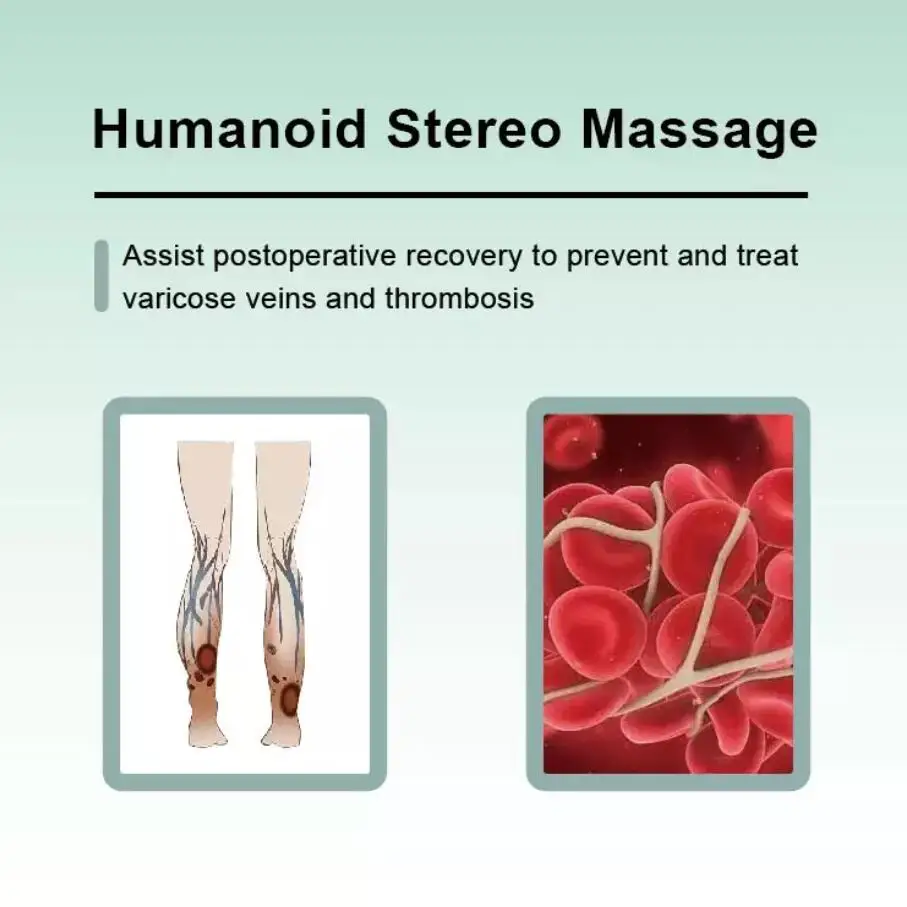 Fitness Recovery Air Compression Boots Leg Knee Muscle Massagers Electronic Hands Massage Leg Cover Massage To Relax The Legs