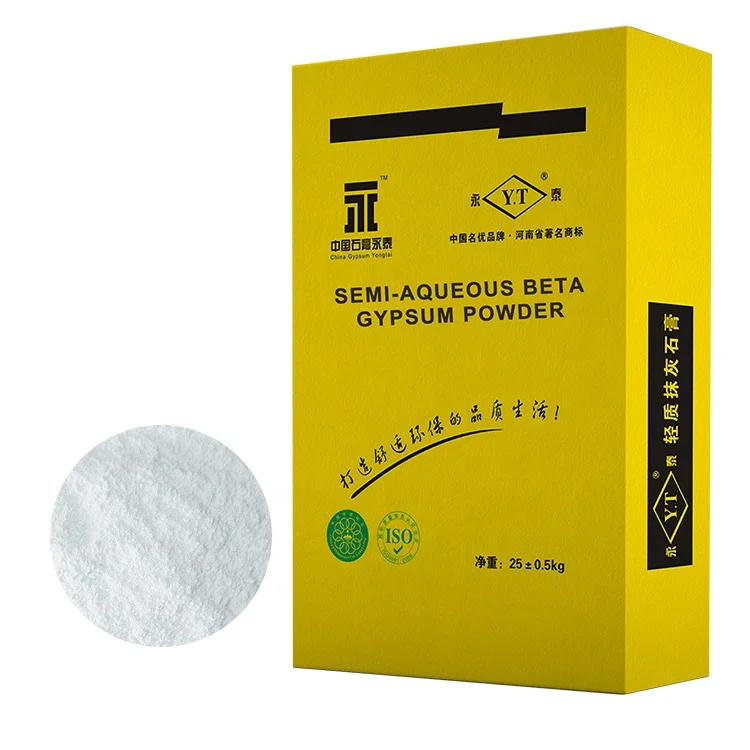Gypsum plaster powder semi aqueous beta gypsum powder gypsum powder for chalk