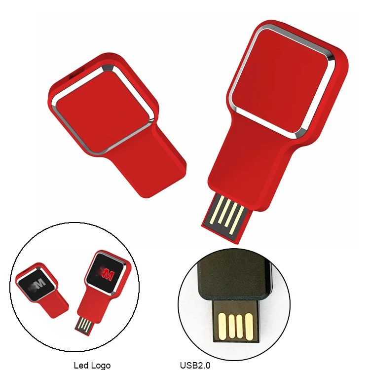 Hot selling led logo customs eye-catching usb2.0 pendrive 1gb 2gb 4gb 8gb 16gb 32gb 64gb usb flash drive