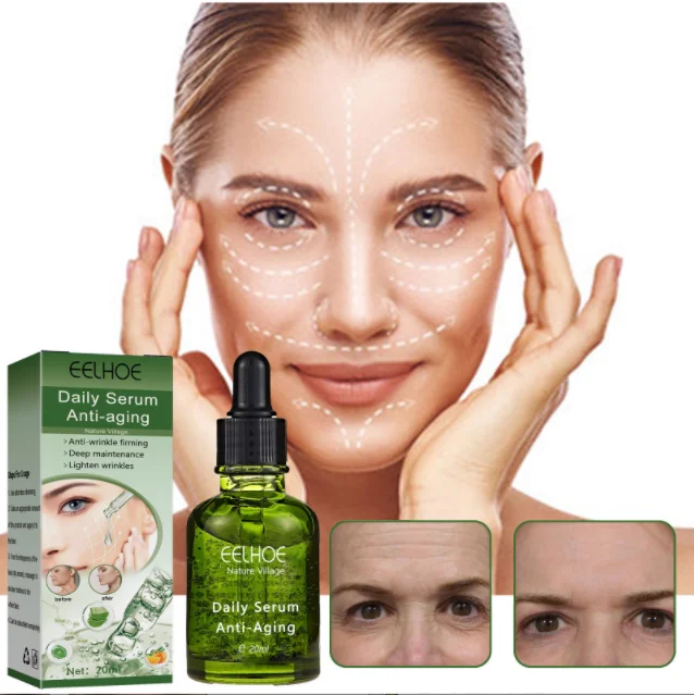 Deep Wrinkle Remover Face Serum Lift Firm Anti-aging Fade Fine Lines Moisturizing Essence Whitening Repair Skin Care Serum