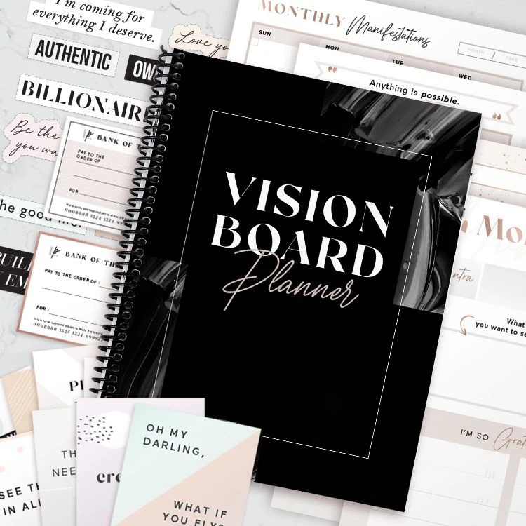 2023 Vision Board Clip Kit Art Book Create Powerful Vision Boards from Pictures,Quotes&Words to Achieve Your Best Year Ever book