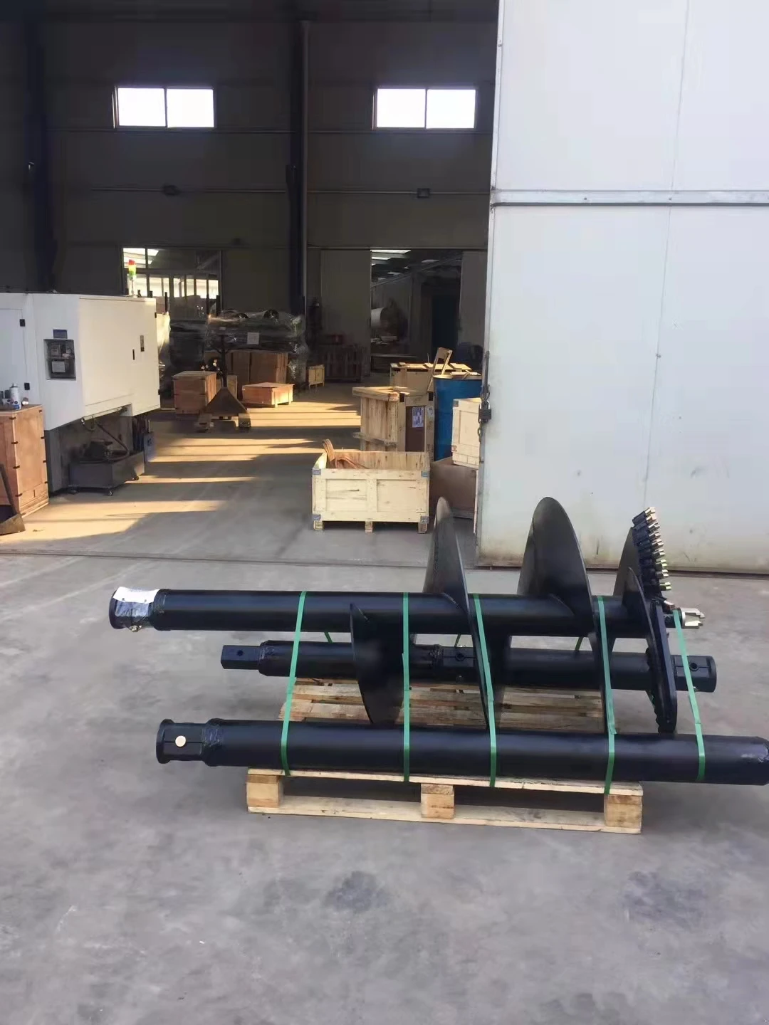 HUITONG Earth Auger Attachment Shantui SE80 Excavator Rotary Drill Hydraulic Piling Rig For 8 Ton Excavators.