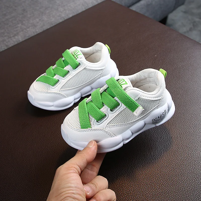 Hao Baby Spring And Autumn New Children Sports Korean Leather School Shoes For Girls Leather Girls Shoes Sneakers