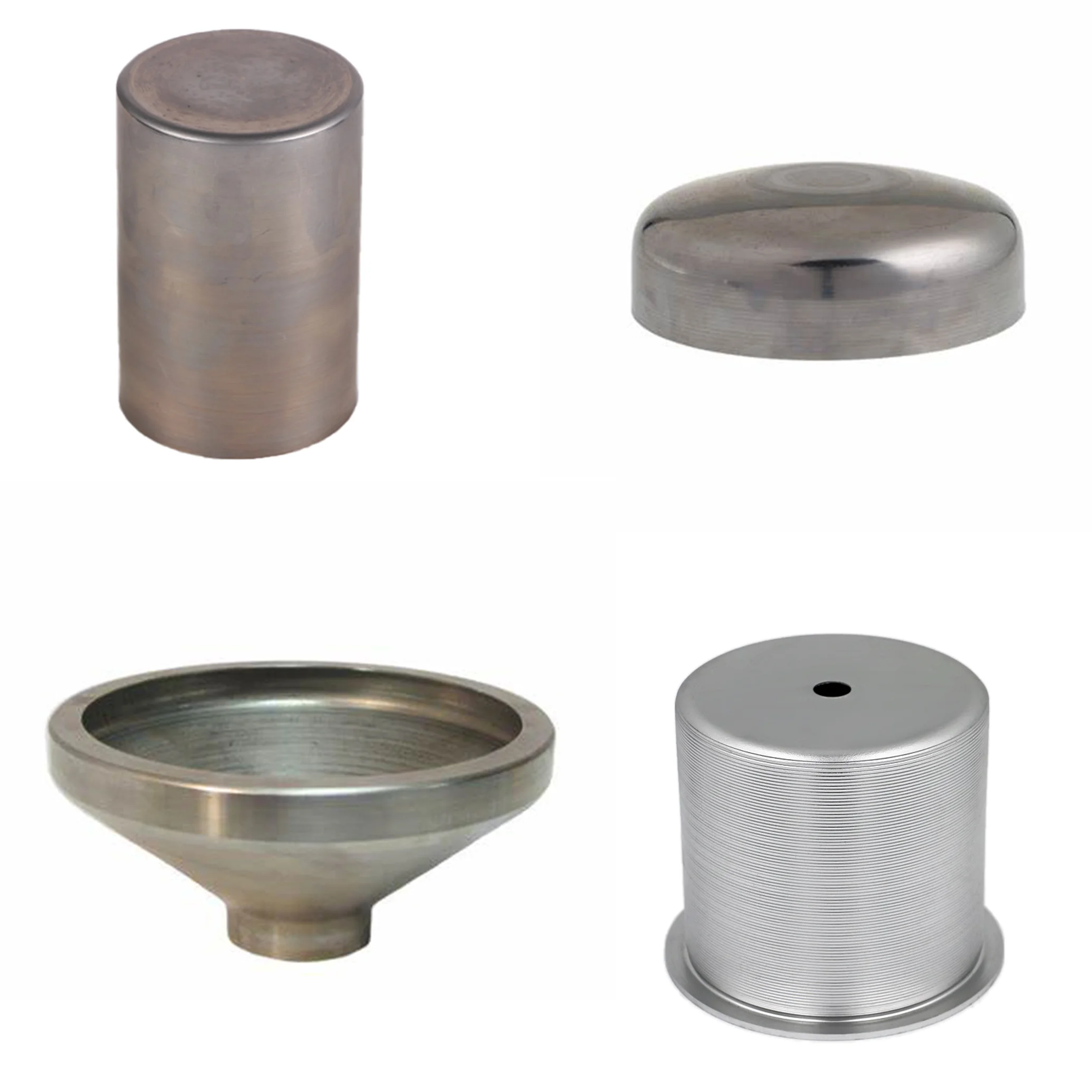 High quality OEM Custom aluminum stainless steel cone spinning deep drawing parts Sheet Metal Fabrication tools suppliers
