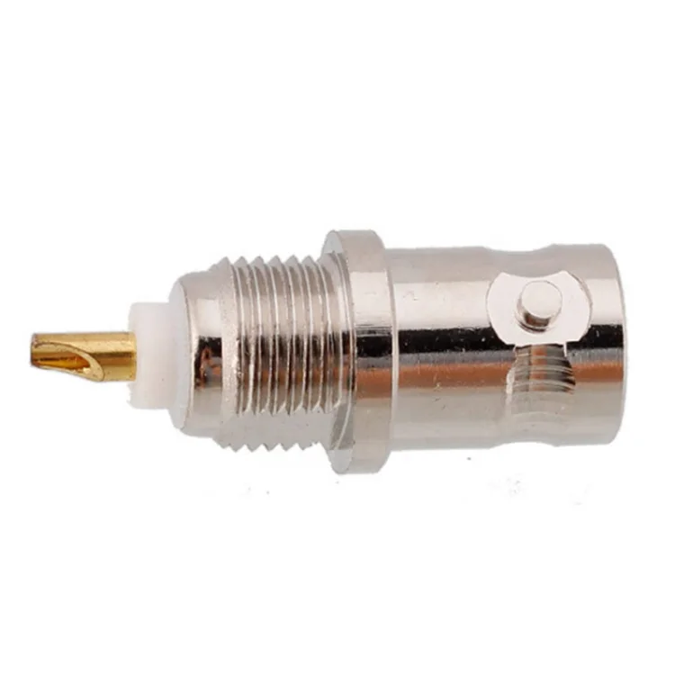 High quality full brass RF Coaxial BNC female connector with washer and nut