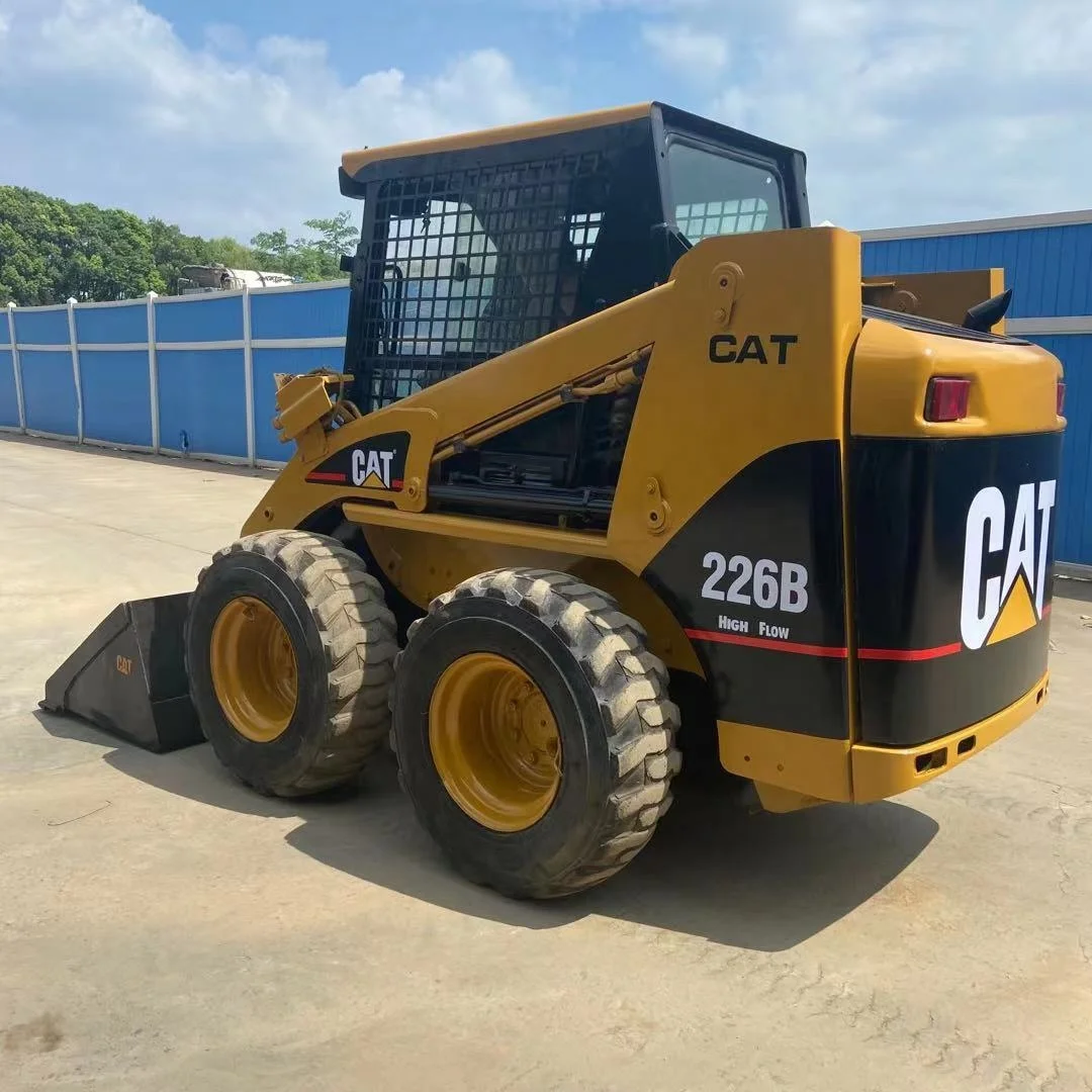 best  condition used loaders mini loader cat 226b  246c 246d  in shanghai skid steer loader