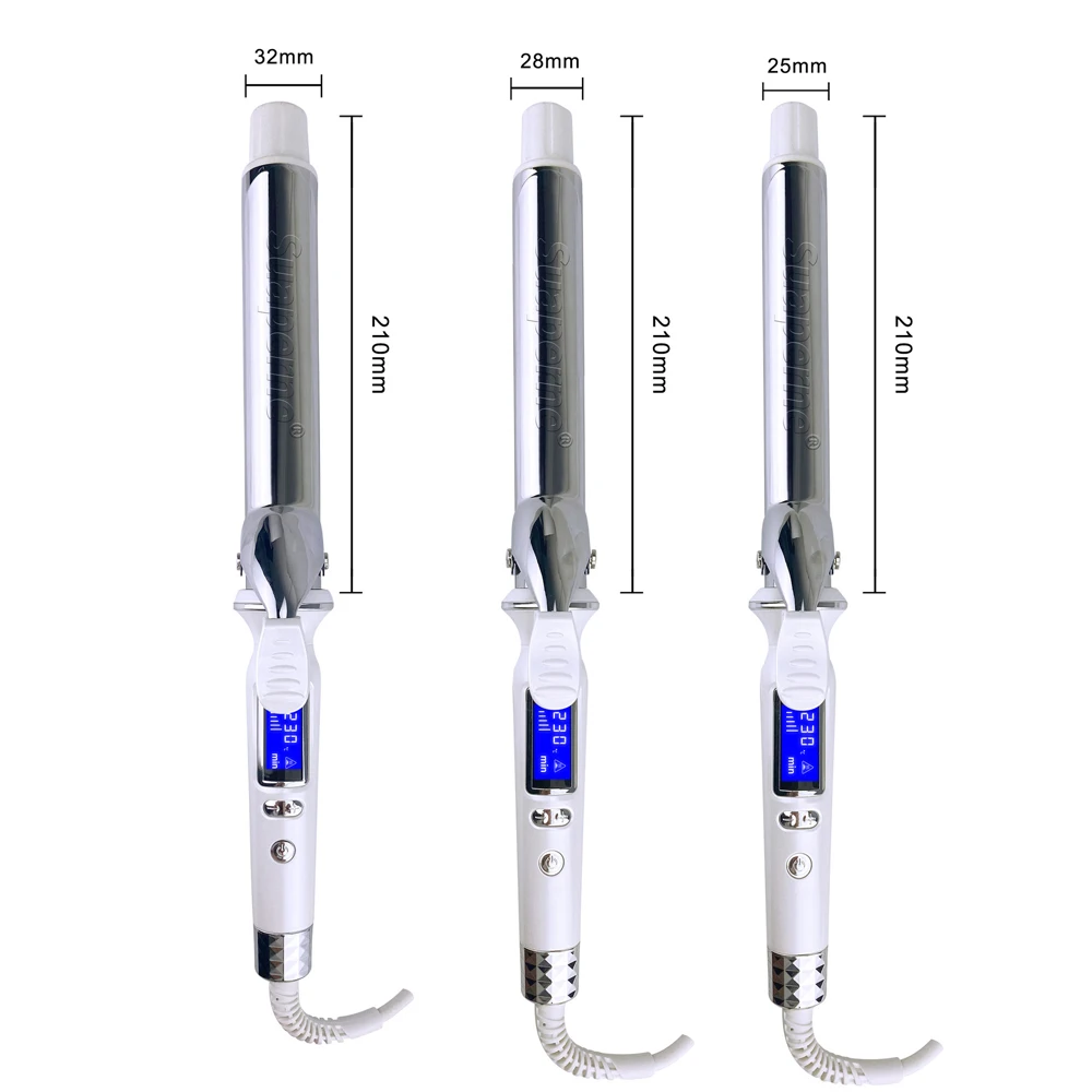 Горячая Распродажа 2023 керамическая бигуди с регулируемыми настройками нагрева и шнуром питания поворотом на 360 градусов для салона красоты или домашнего