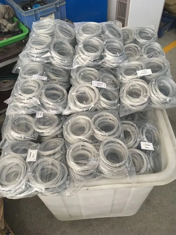 High quality 0.8-10mm 7x19 galvanized steel wire rope cable for wire rope assembly or lighting hanging kit