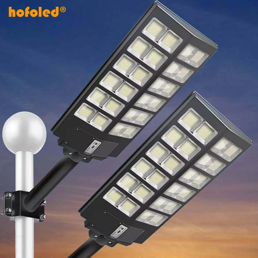 Hofoled Solar Battery Integration Smart Super Bright Solar Energy Walk Way Lighting 2000W Outdoor Solar Street Light
