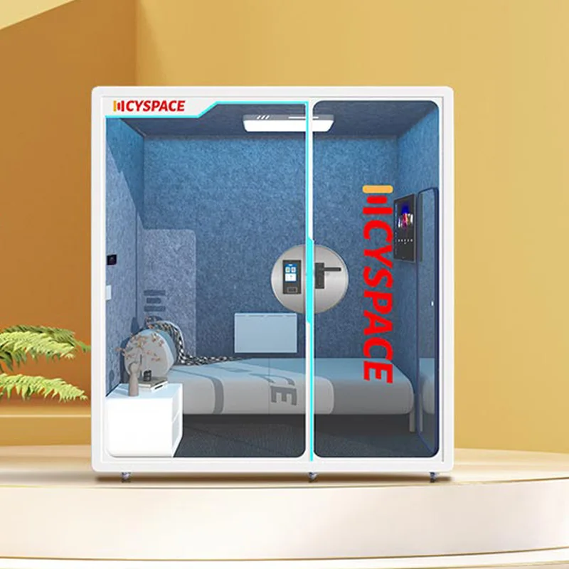 Wholesale Large Size Meeting Backyard Modular Phone Booth Office Pod With Power And Air Conditioning Noise Isolation Cabin