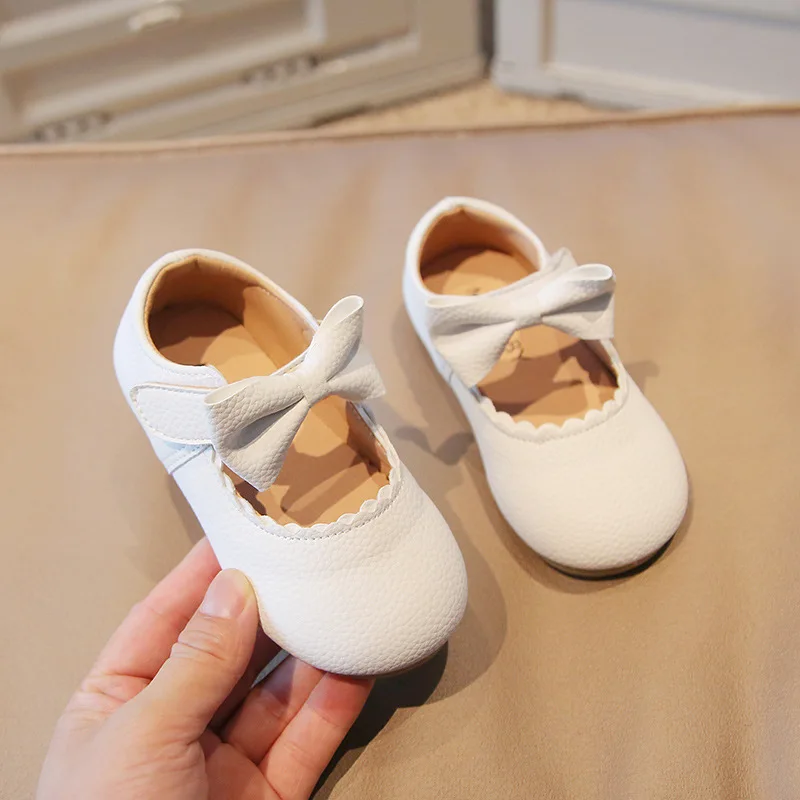 Free Shipping Baby 4  5 8 10 Years Children Production Atummn Guangdong Kids Dress MOQ 2 Girls Balerina Shoes