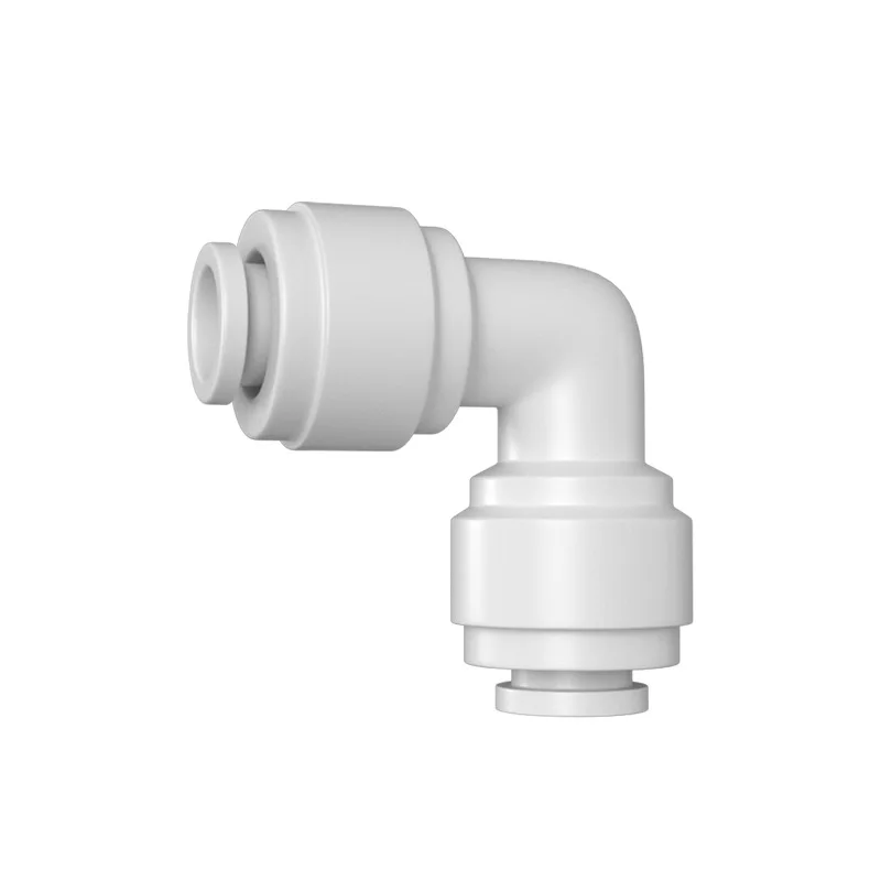 RO Tubing Elbow Connector 90 degree Water Line Fittings 1/4 Push to Connect Fittings for RO DI Water Filter System