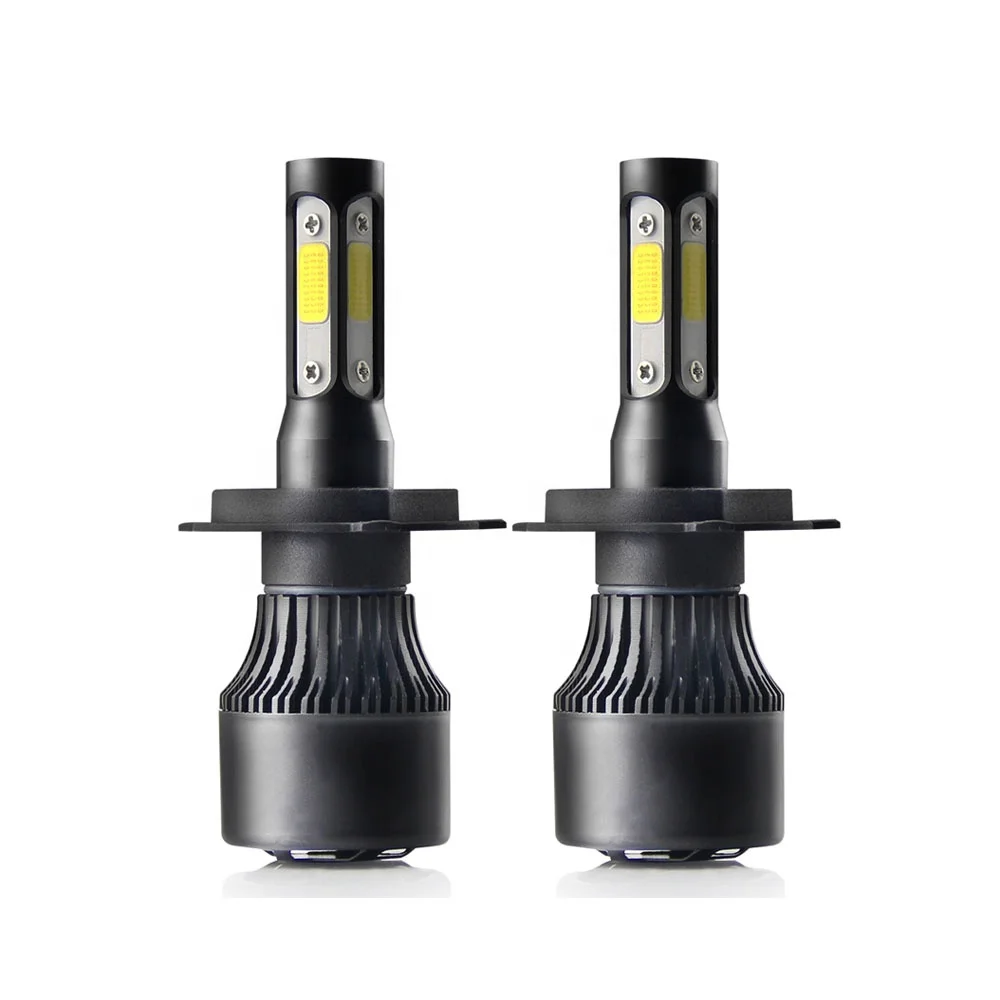 
LUZ FOCO 360 H4 LED HEADLIGHT 4 SIDE COB LED CAR LED HEADLIGHT 