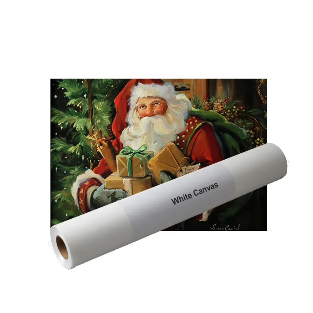 Factory custom canvas paintings for home decor canvas printing service round canvas board