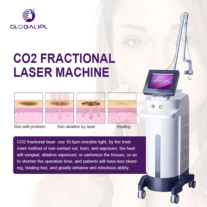 Vaginal Repair 2024 New Multiple Treatment Parameters Skin Rejuvenation Beijing GLOBALIPL Co2 Laser Machine for Scar Removal
