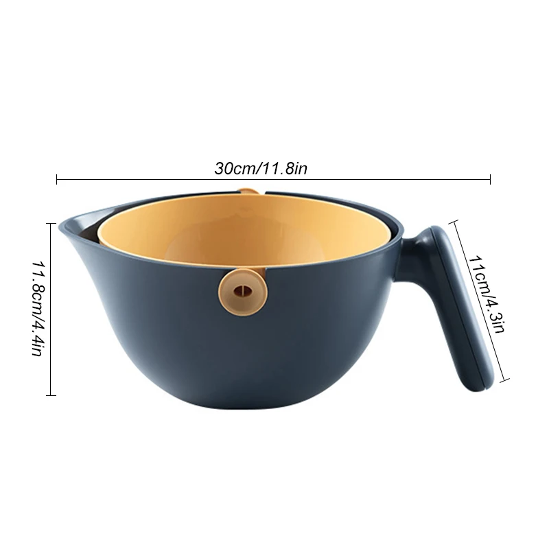 Colander Passoire Colador Double Layer Washing Rice Pasta Strainer Baskets Fruit Vegetable Filter Kitchen Drain Basket Strainer