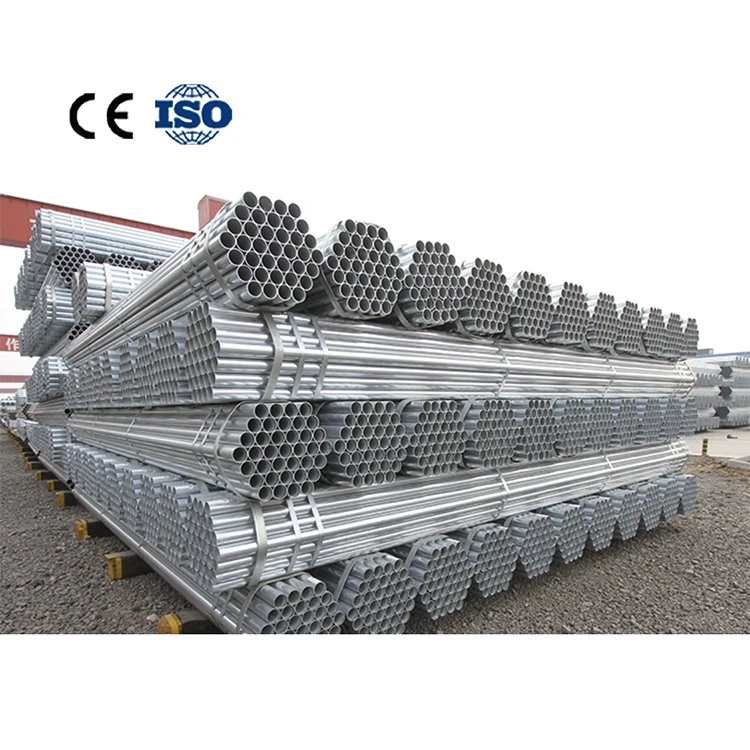 Труба GI Pipe ERW Sch 40 80 6 м оцинкованная стальная труба с горячим погружением размеры 1/2 3/4 1 2 5 дюймов для пешеходных дорожек квартиры