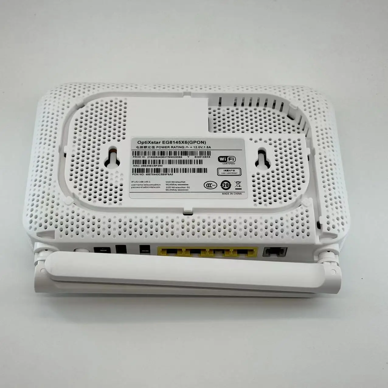 Готовый запас EG8145X6 onu gpon 4GE + 1TEL 2USB WIFI6 двухдиапазонный оптоволоконный Gpon Epon Xpon высокое качество EG8145x6