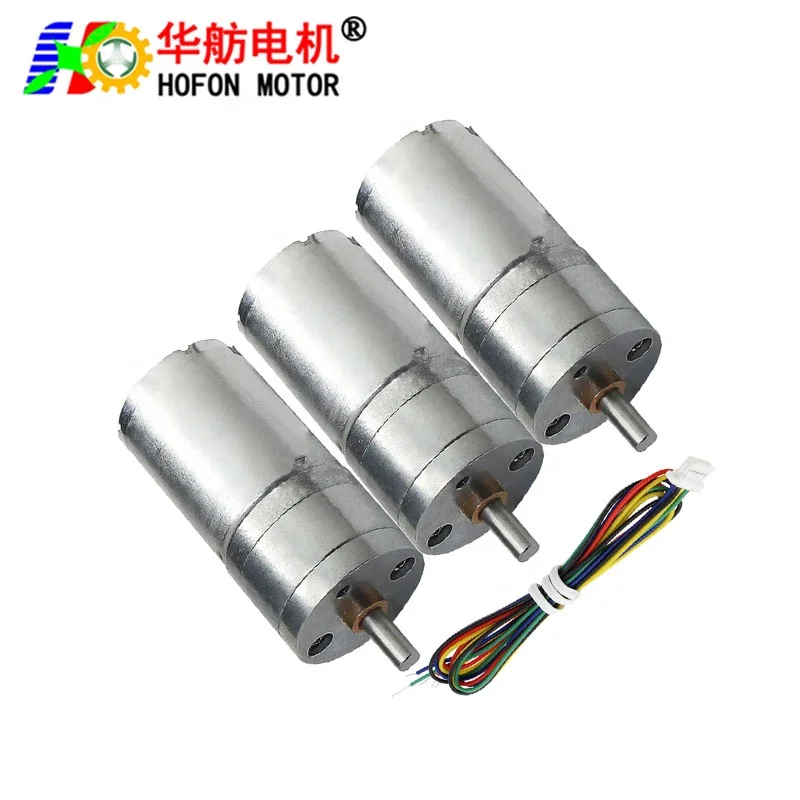 Hofon Motor 25mm GM25-2430BL 12V 24V large torque DC Brushless 12 volt geared Motor reducer Motor for Home Appliance