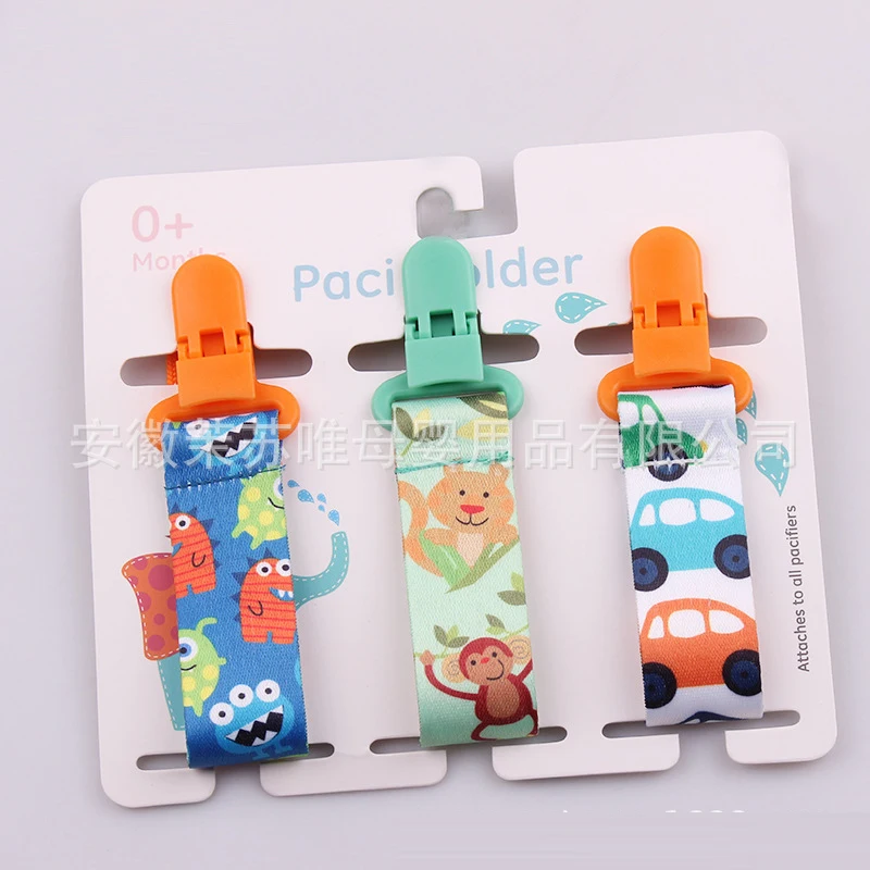 3 Pcs/Set Baby Pacifier Clips Pacifier Chain Dummy Clip Nipple Holder For Nipples Children Pacifier Clip Soother Holder attache
