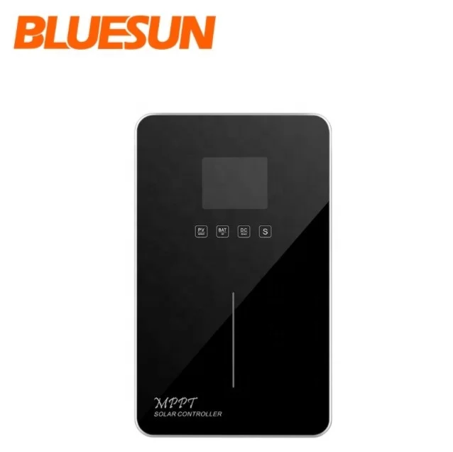 Bluesun best sale solar panels charger control controller mppt power inverter with charger 12v 24v 30a 50 60a amp