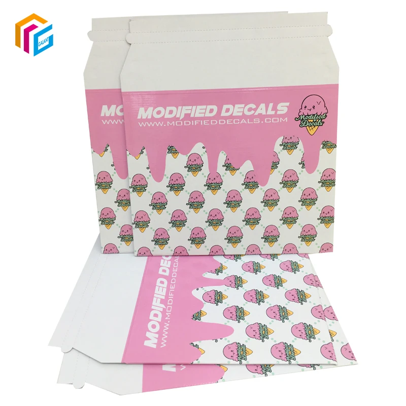 Eco double-sided adhesive tape sticker packaging kraft mailers strong thick cardboard envelopes