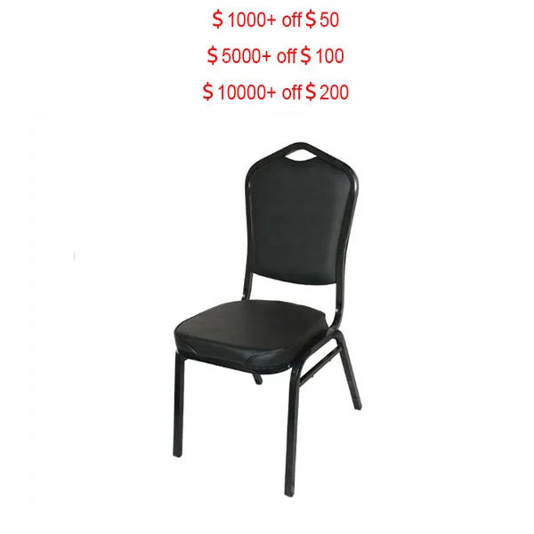 Commercial Banquet Stackable Wedding Chairs Metal Event Chairs For Wedding