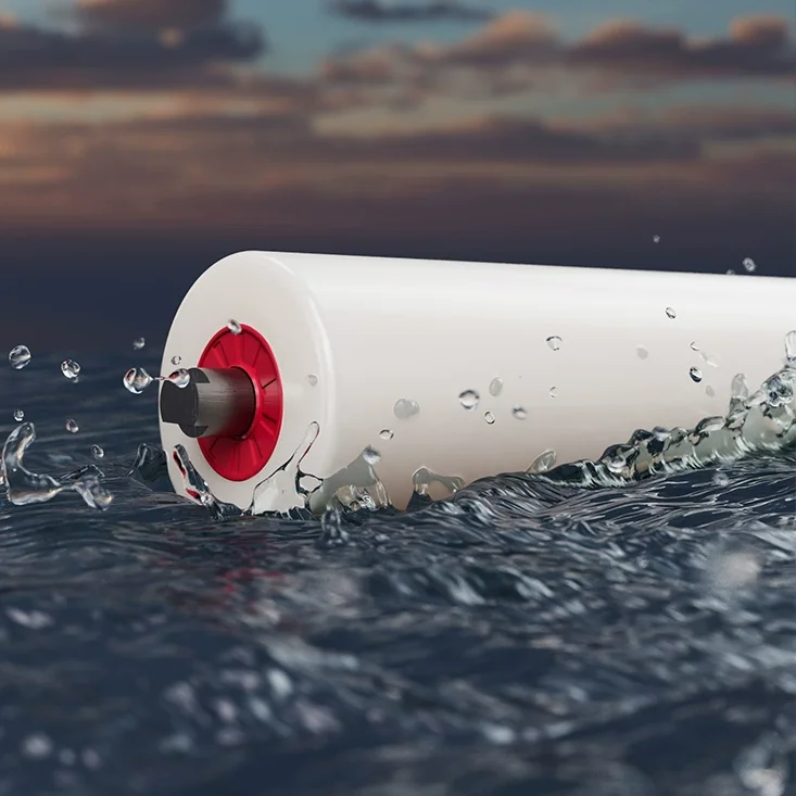 Roller conveyor belt roller nylon polyamide fiber non-slip shock absorption non-power roller