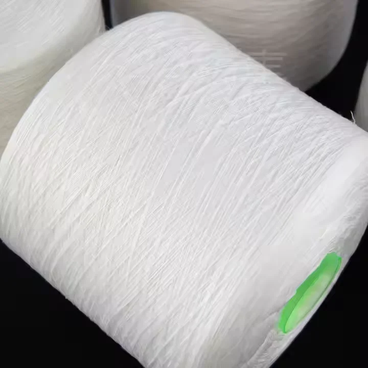 High Tenacity 100% Polyester Recycle Yarn Fdy Style Twisted Spun Yarn Knitting Weaving Sewing Embroidery Dyed Different Colors