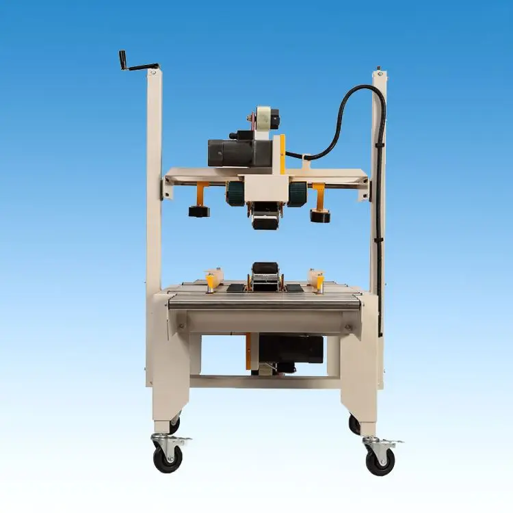 carton tape closing case sealer low price semi automatic scotch tape carton seal machine