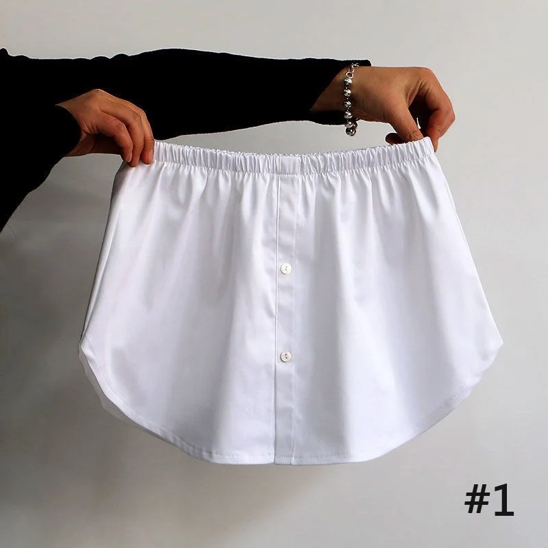 2022 Hot Selling Adjustable Mini Skirt Layering Top Lower Women Half Length Skirt Extender