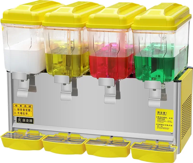 Commercial Electric Juice Cooler Machine High Quality Beverage Cold Soft Drink Dispenser Glass Juice Dispenser