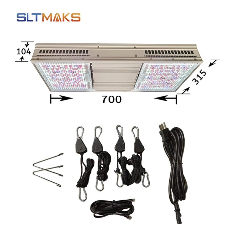 SLTMAKS CE ETL DLC 1930 Sambead 800 Вт 1000 полный спектр Красный Синий растущий свет затемняемый комнатный светодиодный светильник для растений
