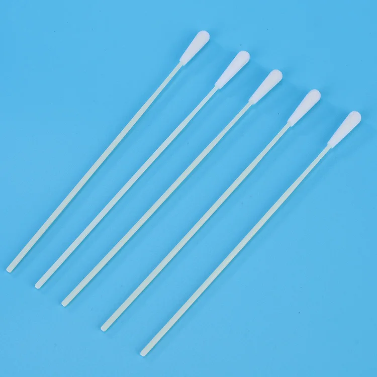 Jable Nylon Flocked Disposable Specimen Salival Swab Self Collection For Single Use