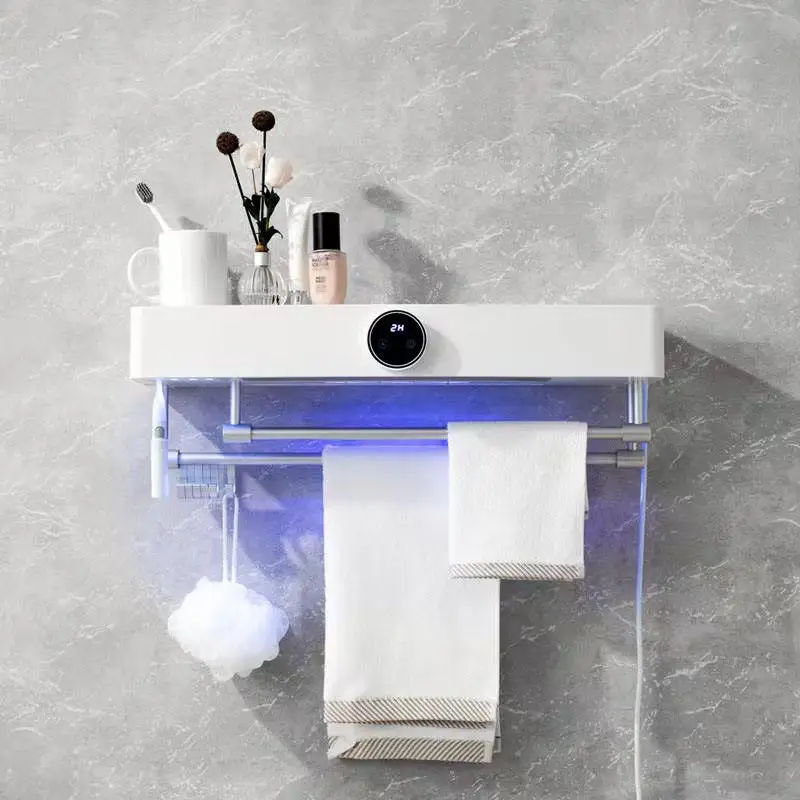 Wholesale Electric Heated Towel  Wall Mounted Bathroom Dryer Rack Smart Warmer Towels