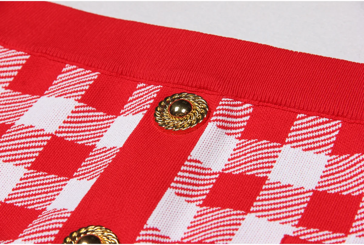 2024 spring women fashion skirt luxury  tweed skirt women fashion tweed mini skirt